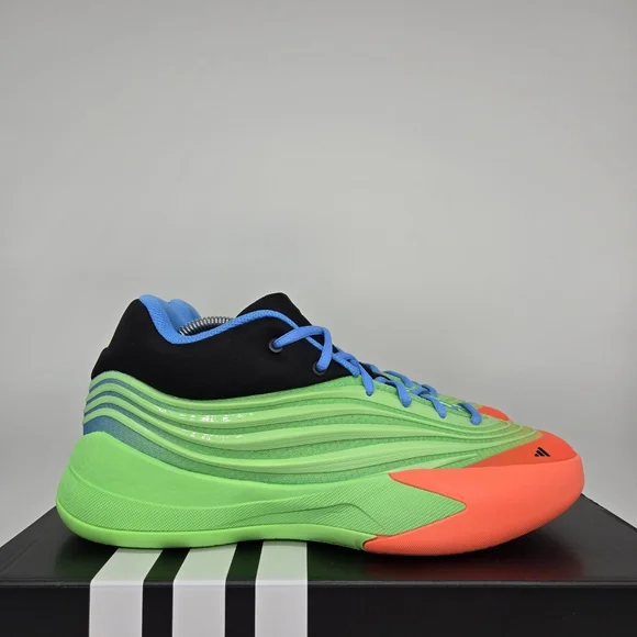 adidas Men's Dame X KI5949 'Lime Burst' Basketball Shoes Size 10 New